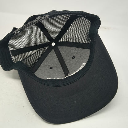 Richardson Trucker Hat Black One Size Under Par Over Par I'D Golf IGA Mesh