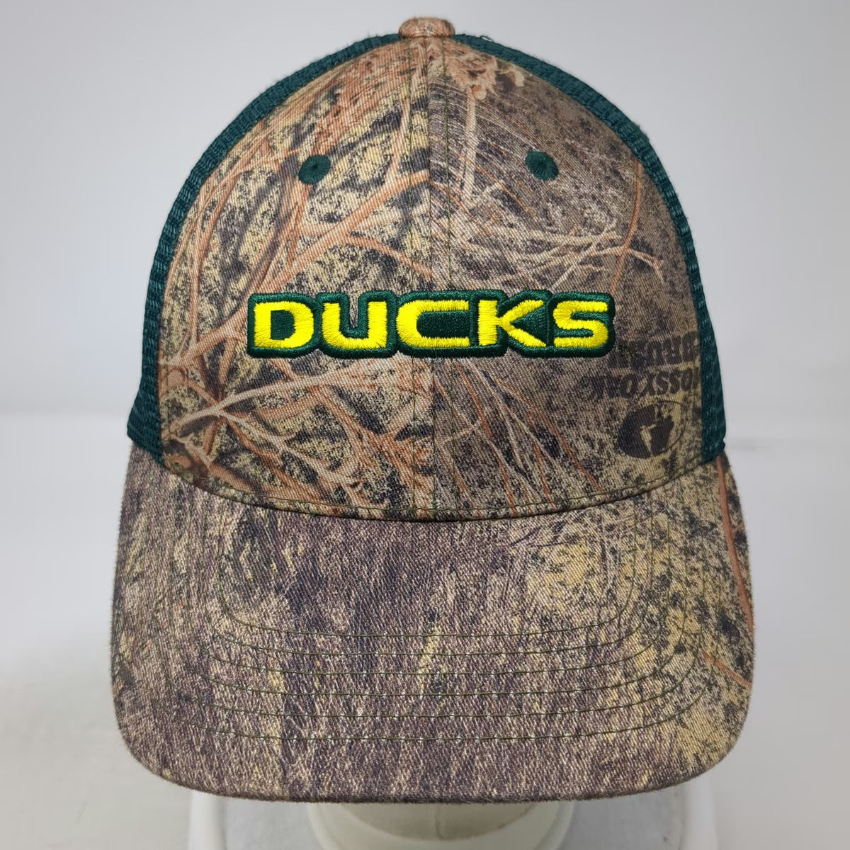 Oregon Ducks NCAA Captivating Headwear Trucker Hat Green Brown One Size Snapback