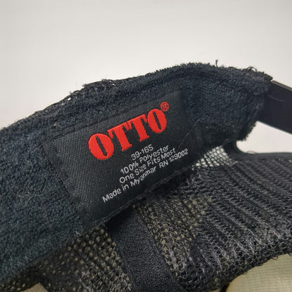 OTTO Cutthroat Club Bellevue Idaho Trucker Hat Black Gold One Size Mesh Snapback