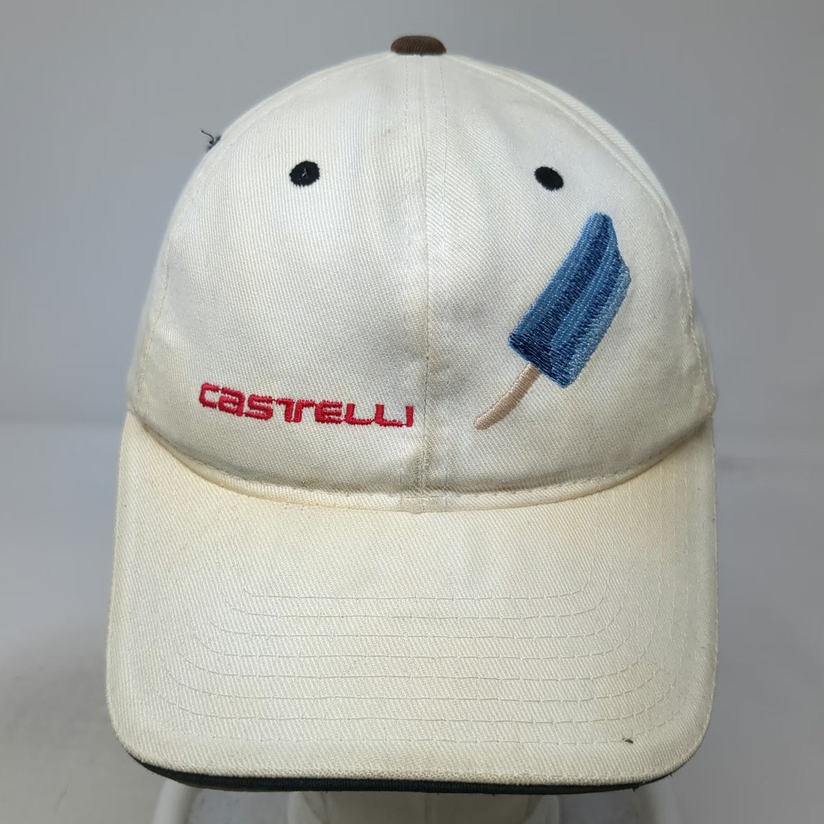 Yupoong Castelli Scorpion Popsicle White Baseball Cap Hat One Size Strapback