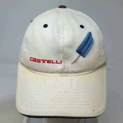 Yupoong Castelli Scorpion Popsicle White Baseball Cap Hat One Size Strapback