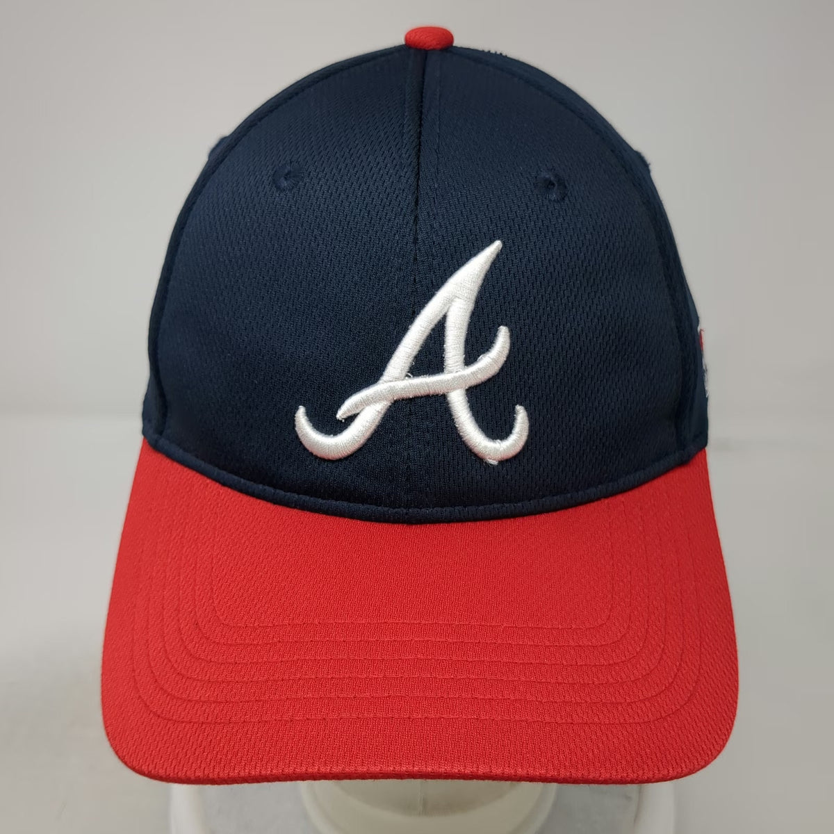 OC Sports Atlanta Braves MLB Baseball Cap Blue Red White One Size Mesh Hat
