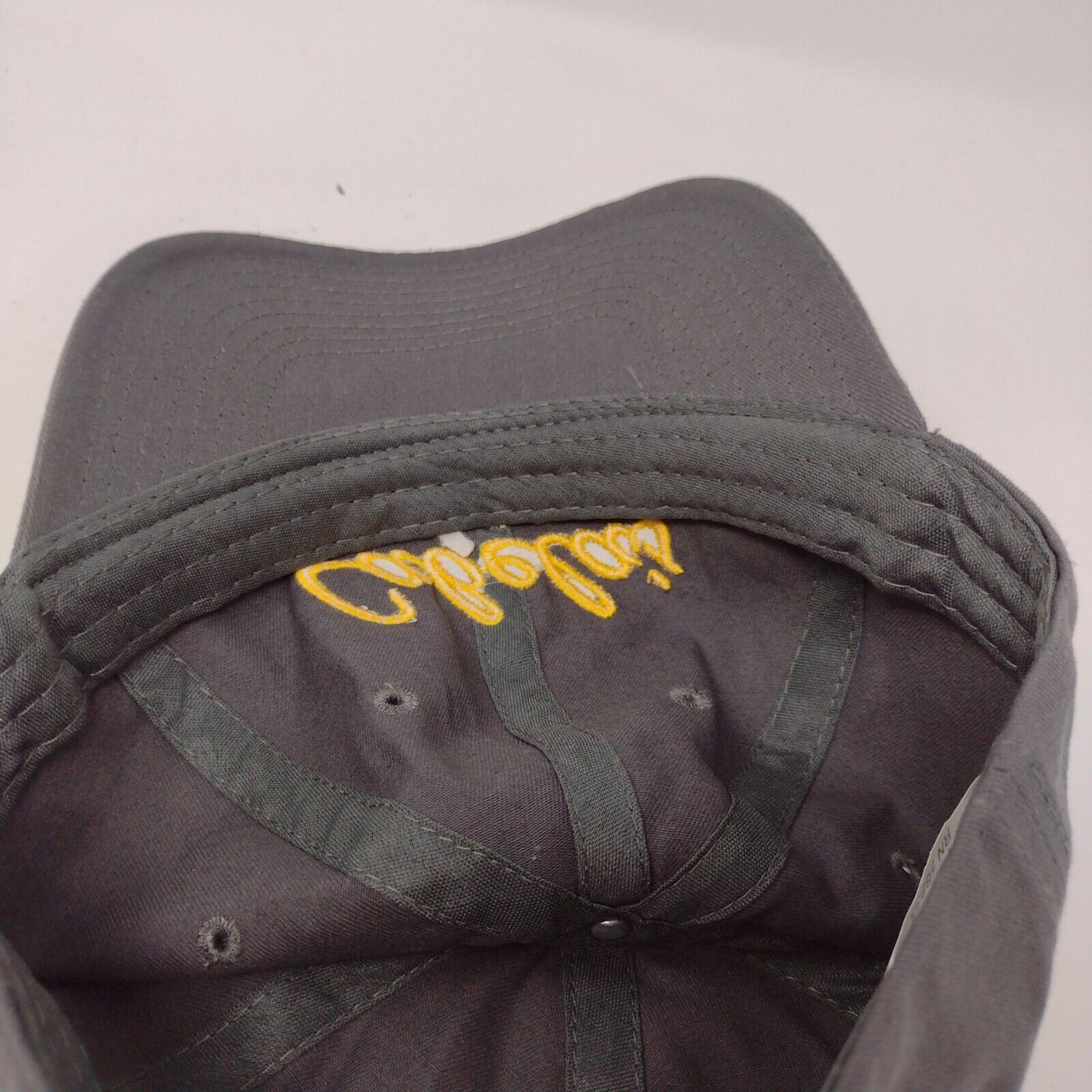 Cabela's Club Slideback Hat Gray OSFM Adjustable Embroidered Solid