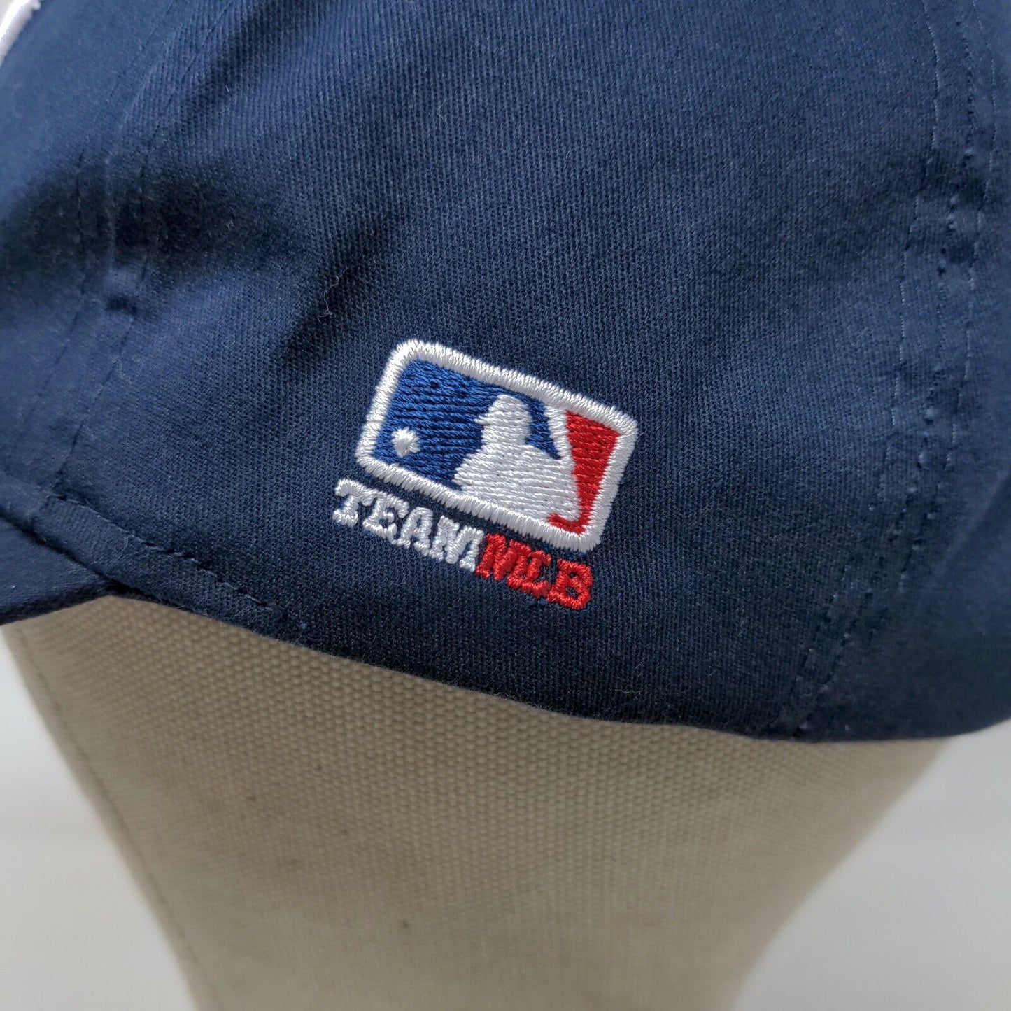 OC Sports Men's Strapback Hat Blue OSFM Embroidered New York Yankees Logo