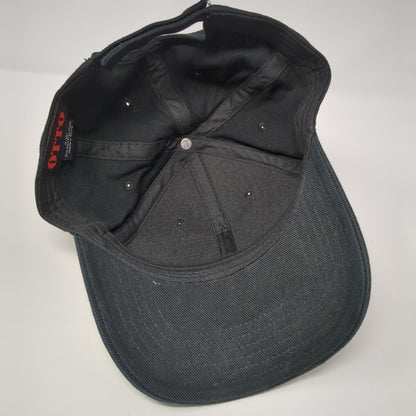 Basque Flag Patch Strapback Hat Black One Size Adjustable Otto 6 Panel