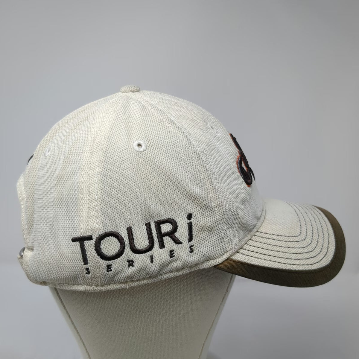 New Era Callaway Baseball Cap White One Size Slideback Tour i Series Logo Hat