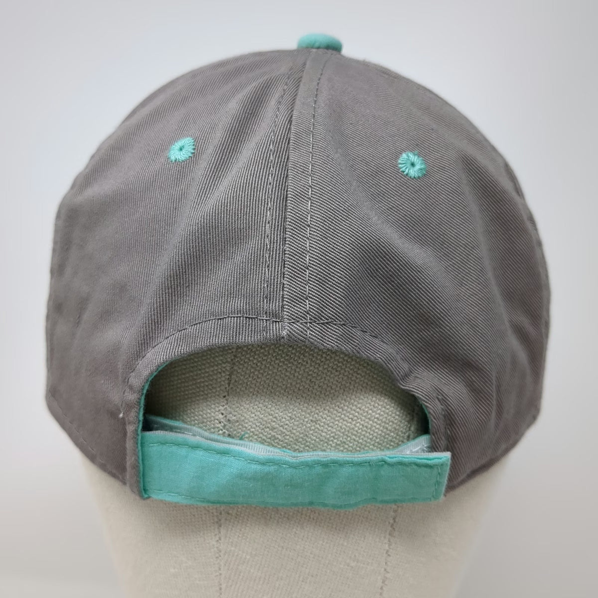 Baseball Cap Gray One Size SherryStrong Awareness Ribbon Strapback Cotton Hat
