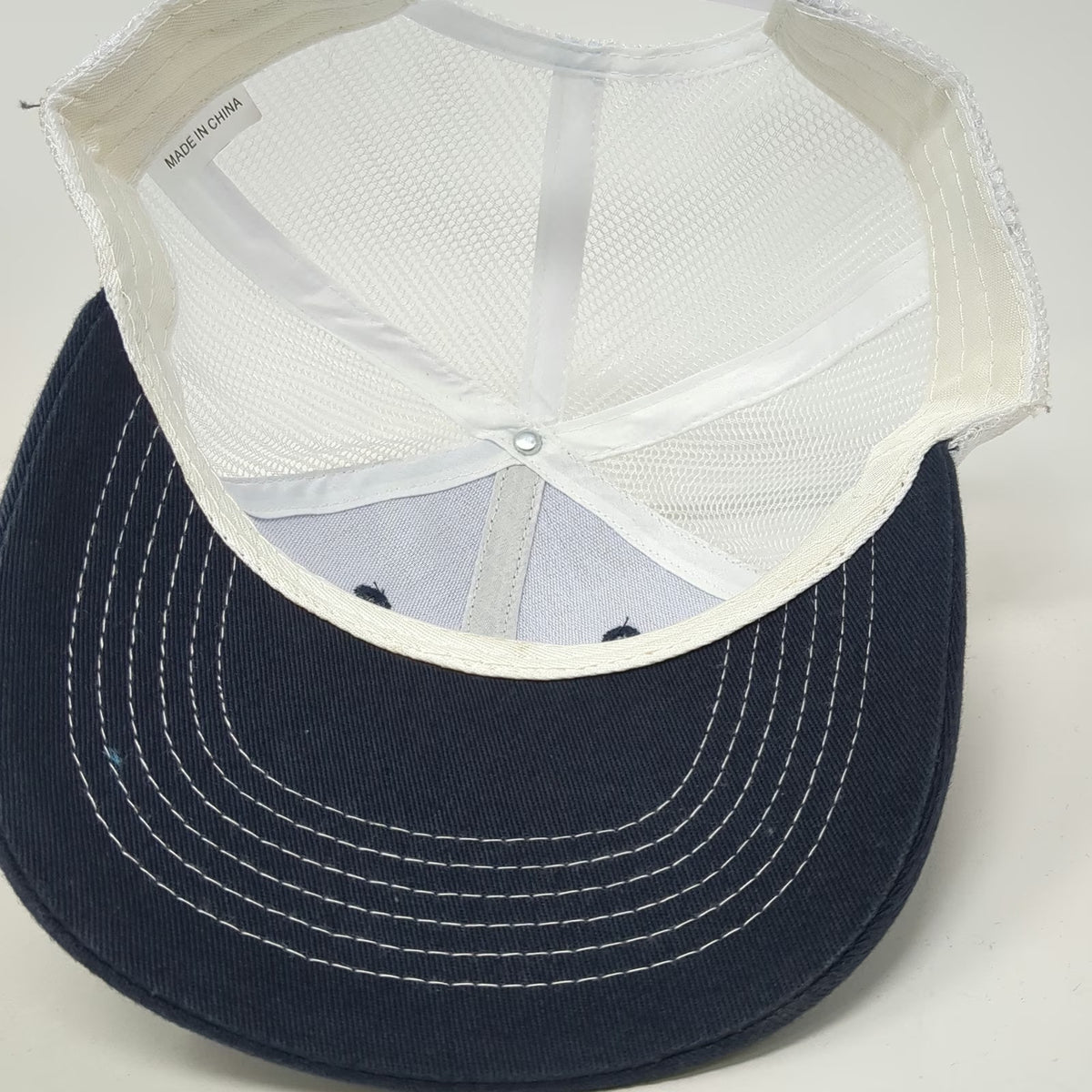 Wheatley American Vodka Trucker Hat Blue One Size Mesh Snapback Distillery Promo