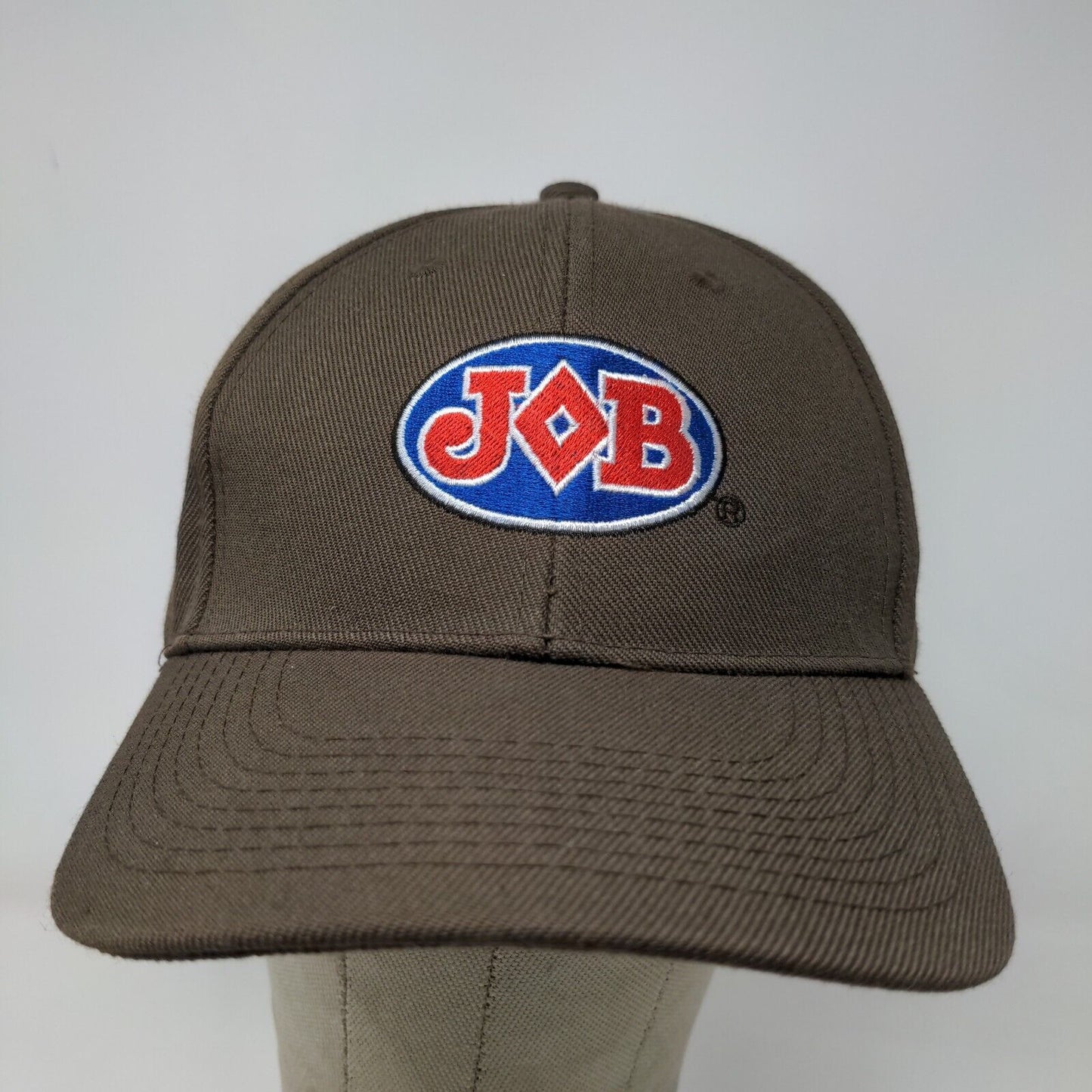 Job Men's Strapback Hat Brown OSFA Embroidered Virgin Rolling Papers Logo