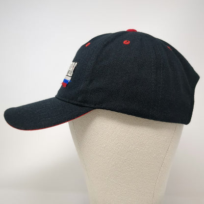 Czech Republic Flag Black One Size Baseball Cap Hat Acrylic Wool Red Underbill