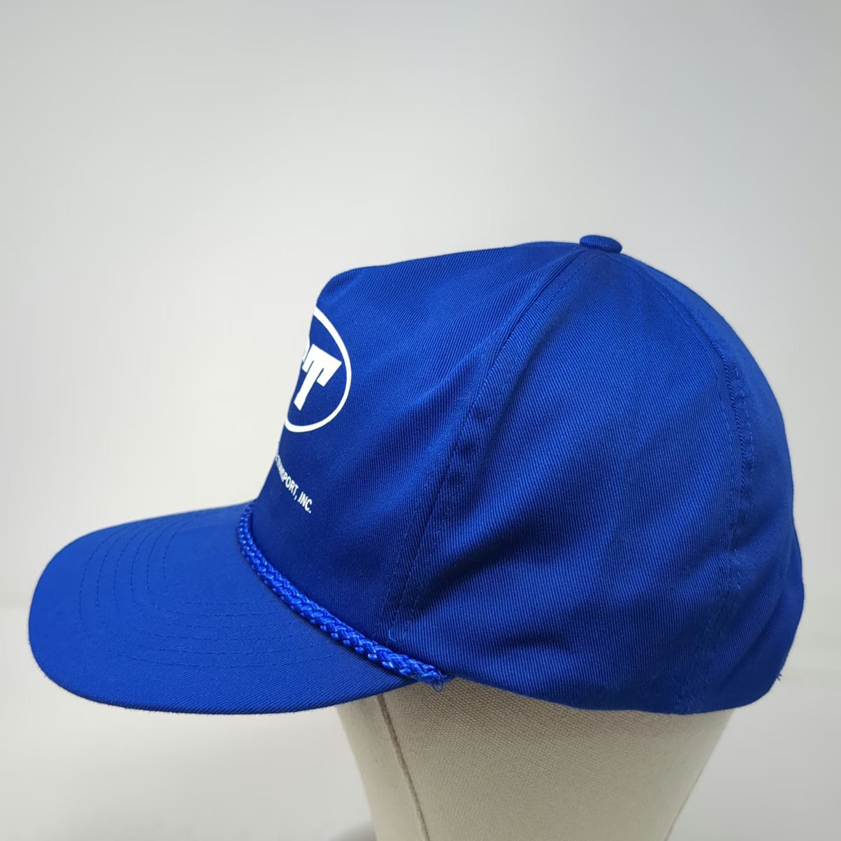 Otto Cap 5 Panel Blue OSFM Hat Trans Continental Transport TCT Rope Brim Print
