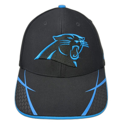 '47 Baseball Cap Black Blue One Size Carolina Panthers NFL Strapback Logo hat