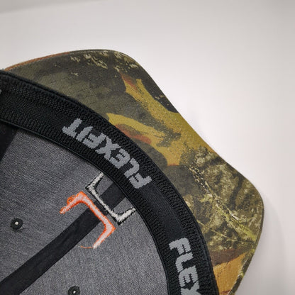 Mossy Oak Fitted Hat Camo L-XL Embroidered Flexfit Hunting W/Tags
