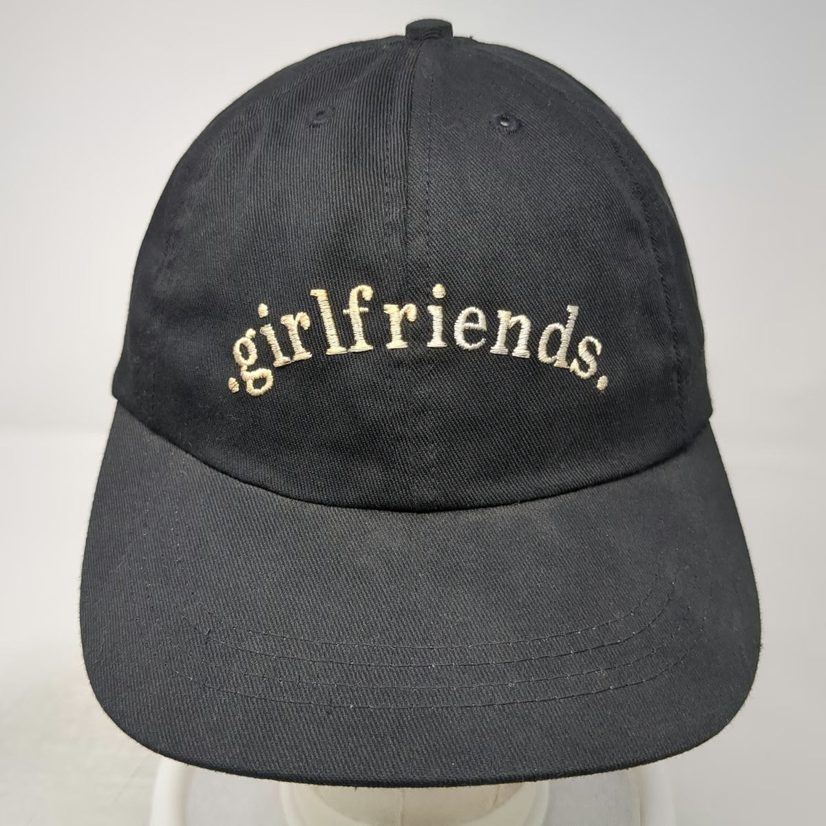 APS Baseball Cap Black One Size Strapback Girlfriends San Francisco Hat Cotton