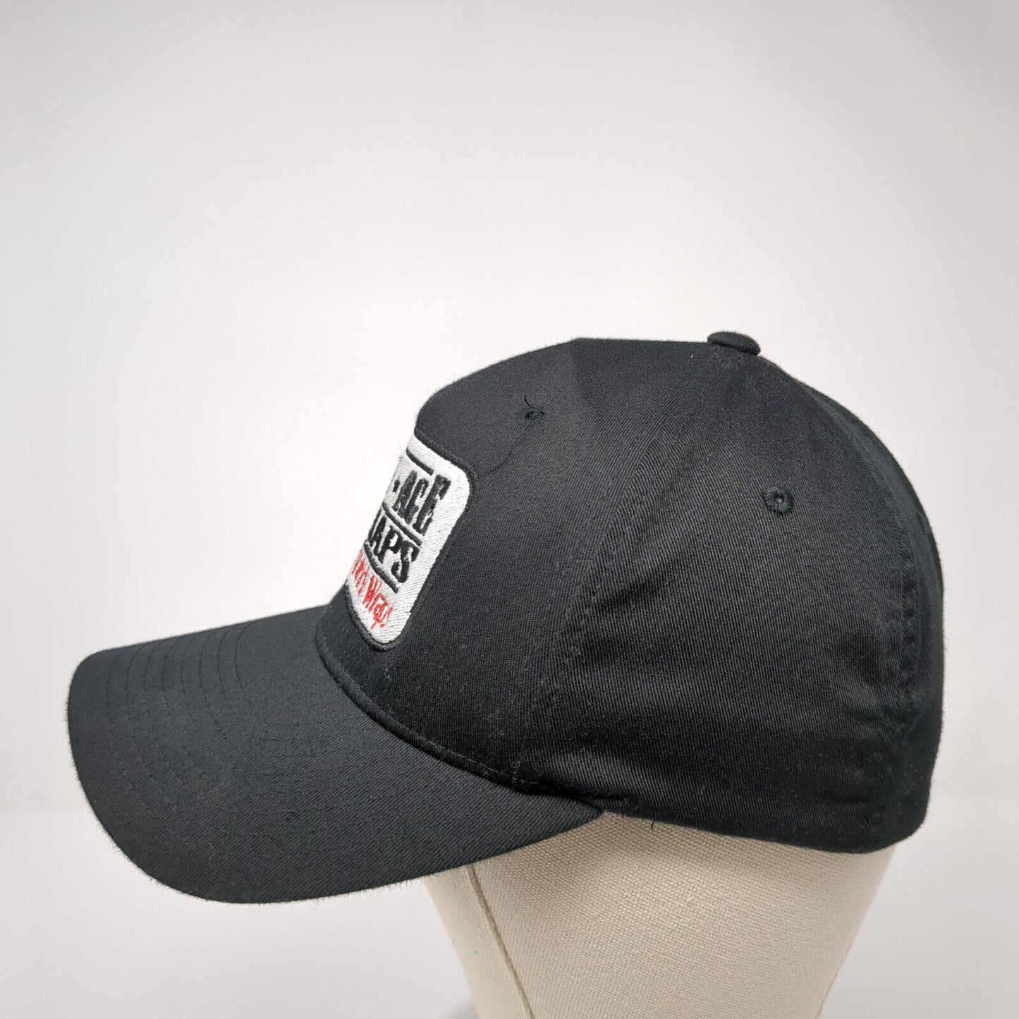 New Age Wraps Custom Vehicle Fitted Hat Black S/M Embroidered Flexfit Yupoong