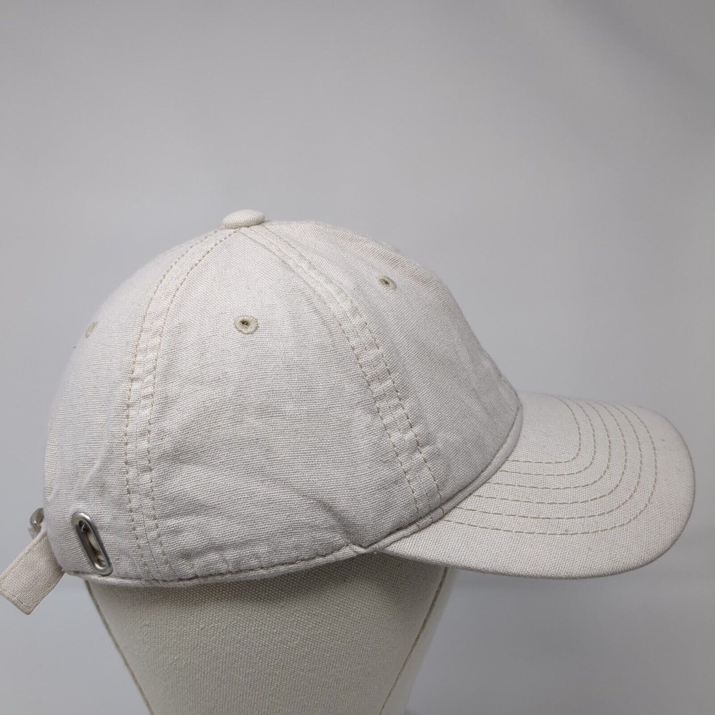 Unbranded Slideback Hat Tan OSFA Adjustable Blank Solid 6 Panel