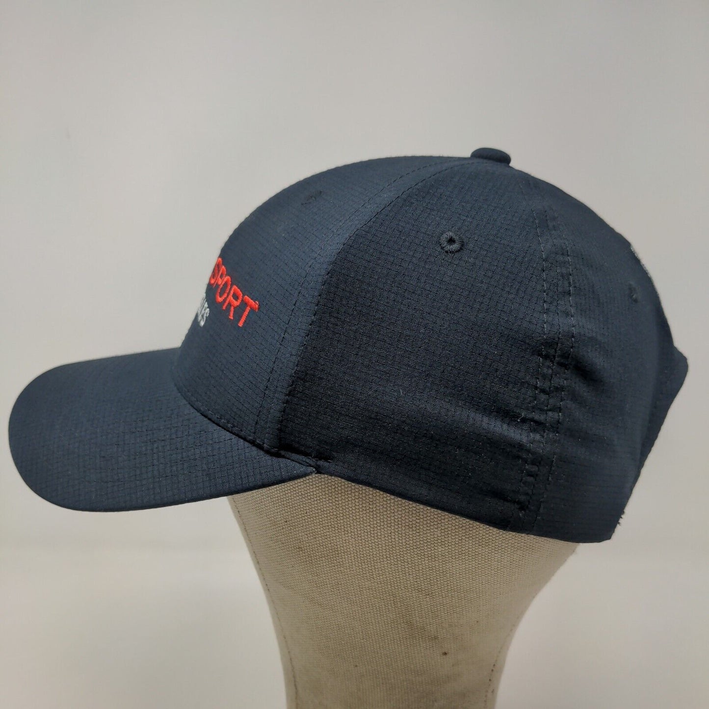Port Authority Men's Snapback Hat Black OSFA Embroidered Andretti Logo Polyester