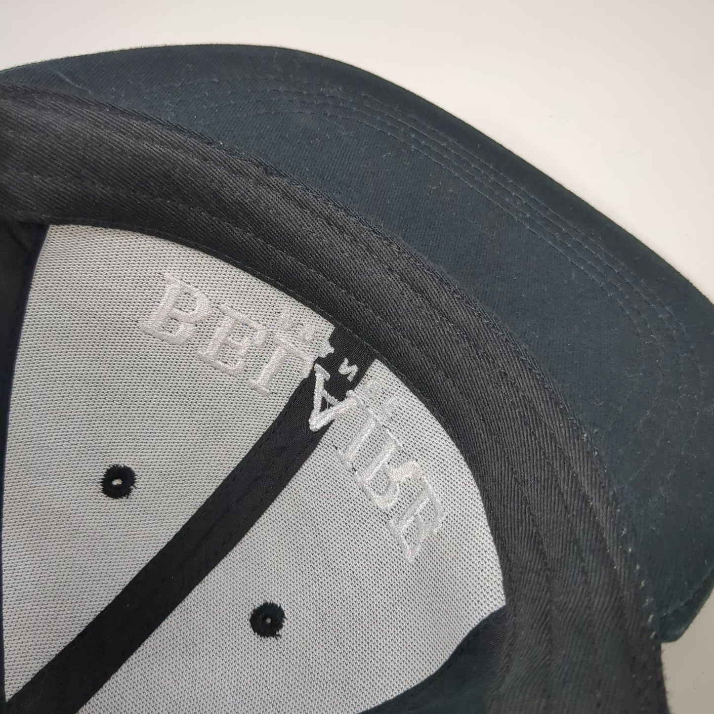Luc Belaire Snapback Hat Black One Size Flat Brim France Embroidered Logo Wine