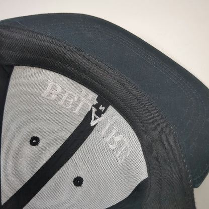 Luc Belaire Snapback Hat Black One Size Flat Brim France Embroidered Logo Wine