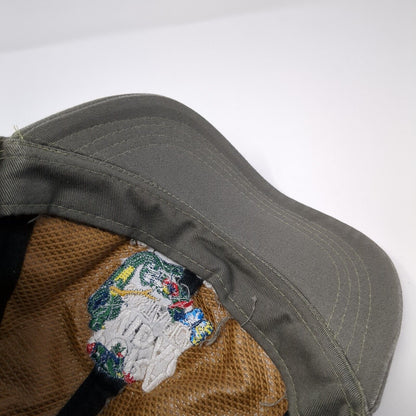 Pora Vida Costa Rica Puntarenas Strapback Hat Brown OS Adjustable Embroidered