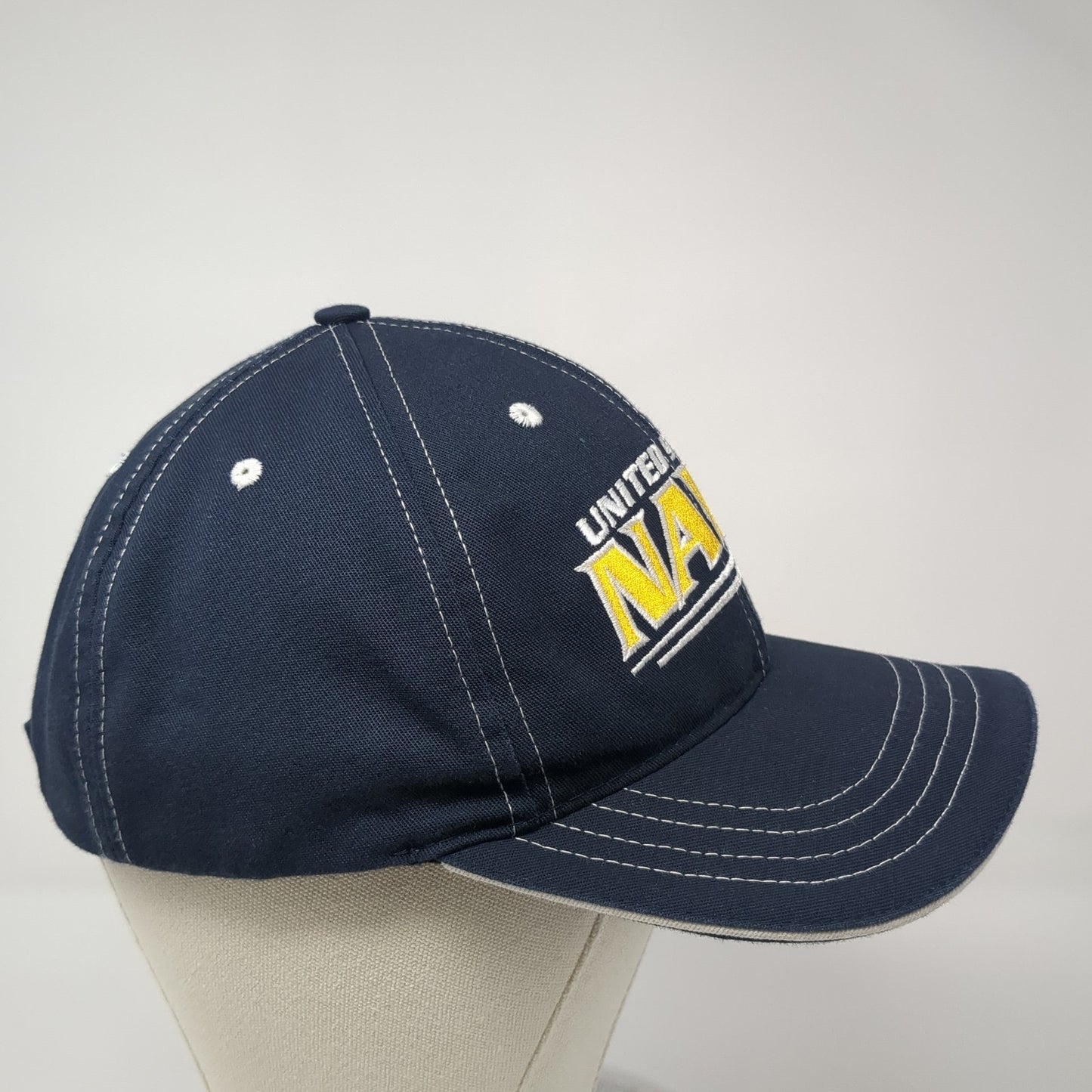 United States Navy Baseball Cap Blue One Size Adjustable Embroidered Patriotic