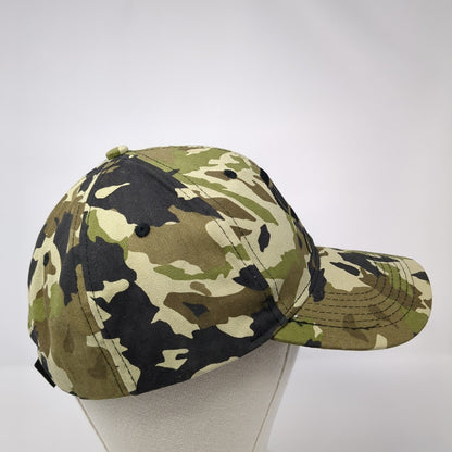NAPA Outdoors Strapback Hat Camouflage One Size Adjustable Embroidered