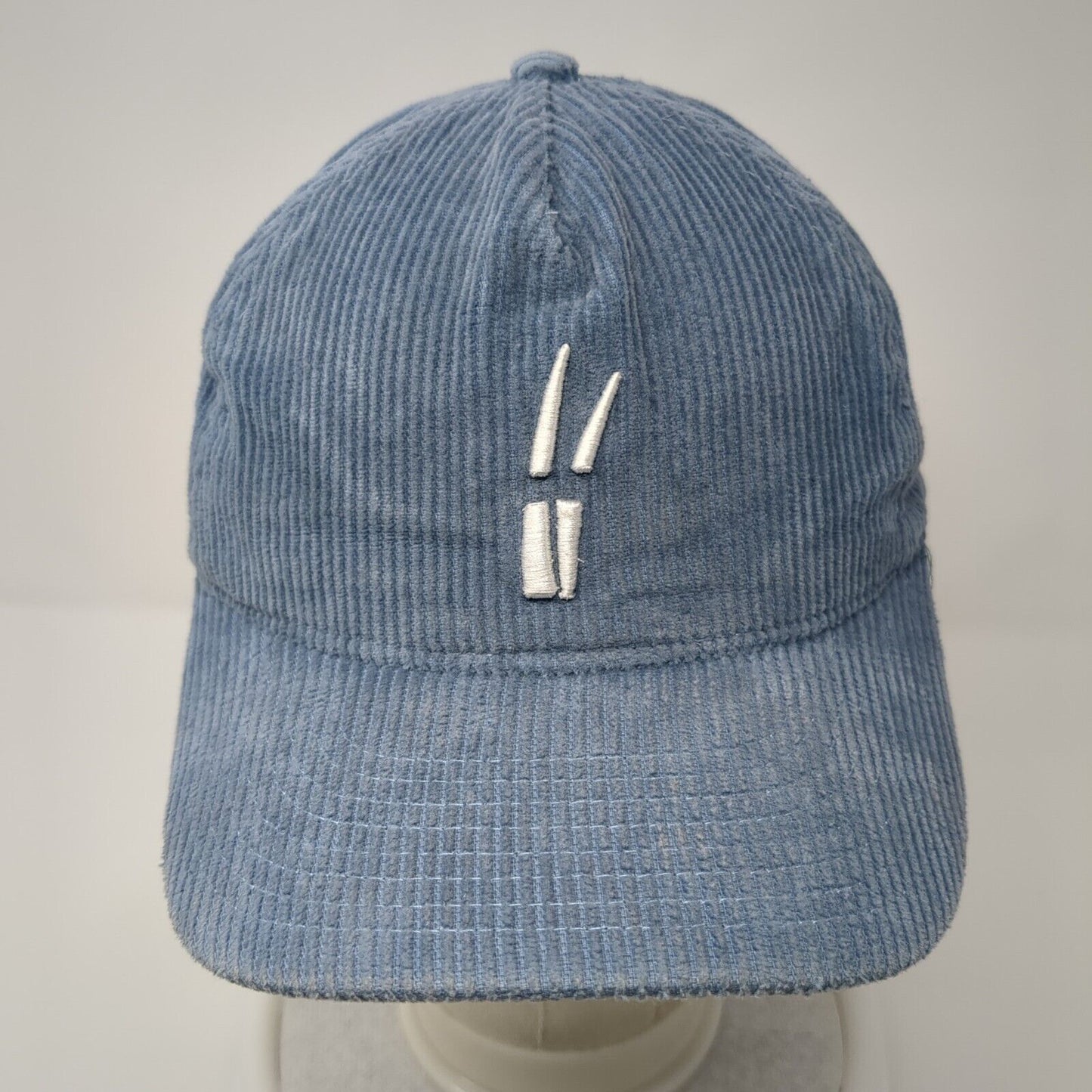 Grass Clippings Claspback Corduroy Hat Blue OSFA Embroidered Logo