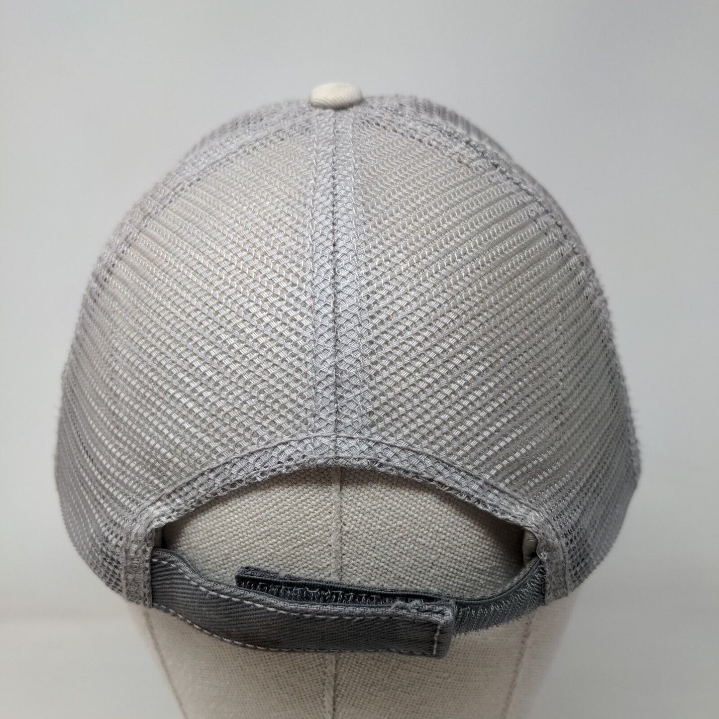 MCS (601) 758-0800 Snapback Trucker Hat Gray OSFA Adjustable Mesh Back