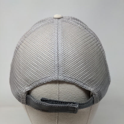 MCS (601) 758-0800 Snapback Trucker Hat Gray OSFA Adjustable Mesh Back