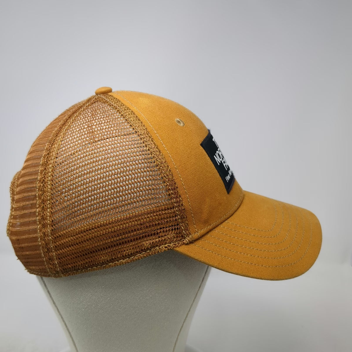 The North Face Trucker Hat Brown One Size Mesh Back Snapback Alpine Equipment