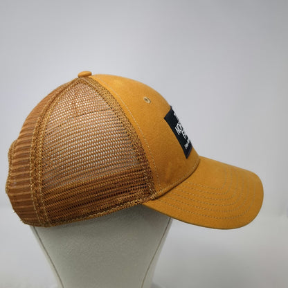 The North Face Trucker Hat Brown One Size Mesh Back Snapback Alpine Equipment