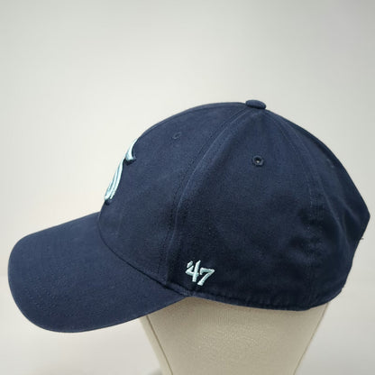 Seattle Kraken NHL 47 Brand Blue One Size Baseball Cap Slideback Cotton Logo Hat