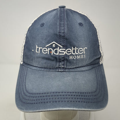 Trendsetter Homes Snapback Trucker Hat Blue One Size Mesh Back Outdoor Cap
