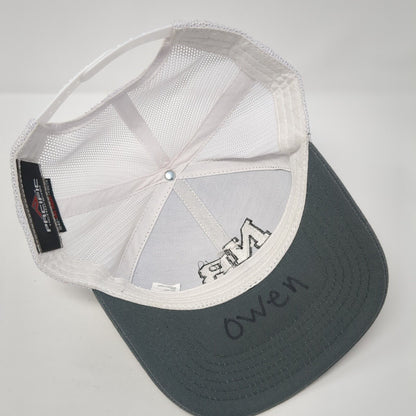 NB Snapback Mesh Back Trucker Hat Gray Youth One Size Pacific Headwear