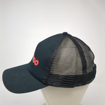 Vangogo Snapback Trucker Hat Black One Size Adjustable Mesh Back Hit Wear