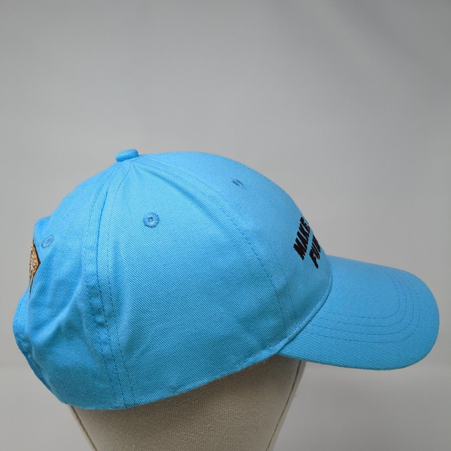 Make Cookies Fun Again Snapback Hat Blue One Size Thinsters Embroidered