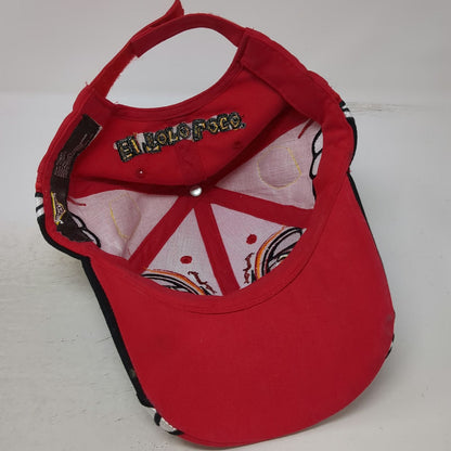 Monster Jam Boys Kids El Toro Loco Baseball Cap Red 3D Horns Flames Graphic Hat