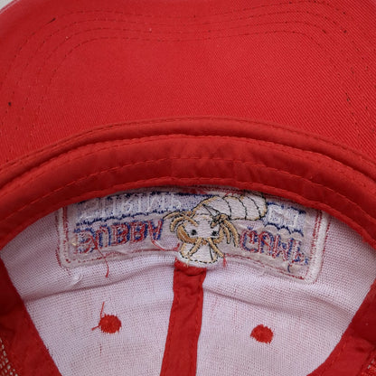 Bubba Gump Shrimp Co Red One Size Trucker Hat Mesh Snapback Movie Logo Forrest