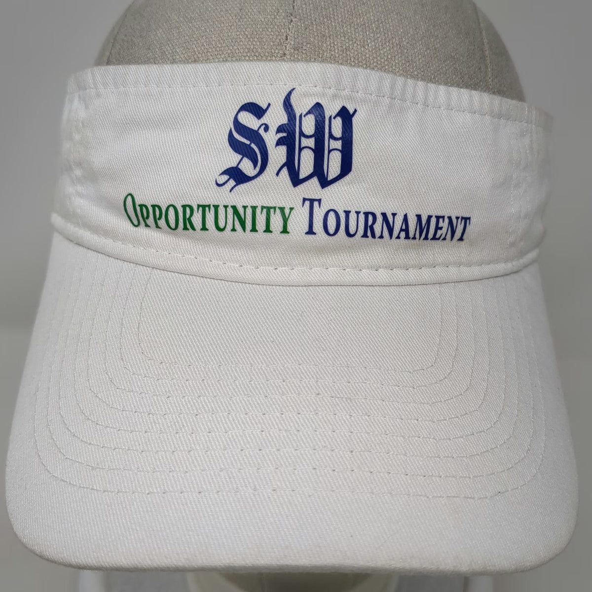 Port & Company Visor White One Size SW Opportunity Tournament Idaho Pizza Hat