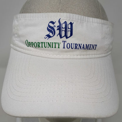 Port & Company Visor White One Size SW Opportunity Tournament Idaho Pizza Hat