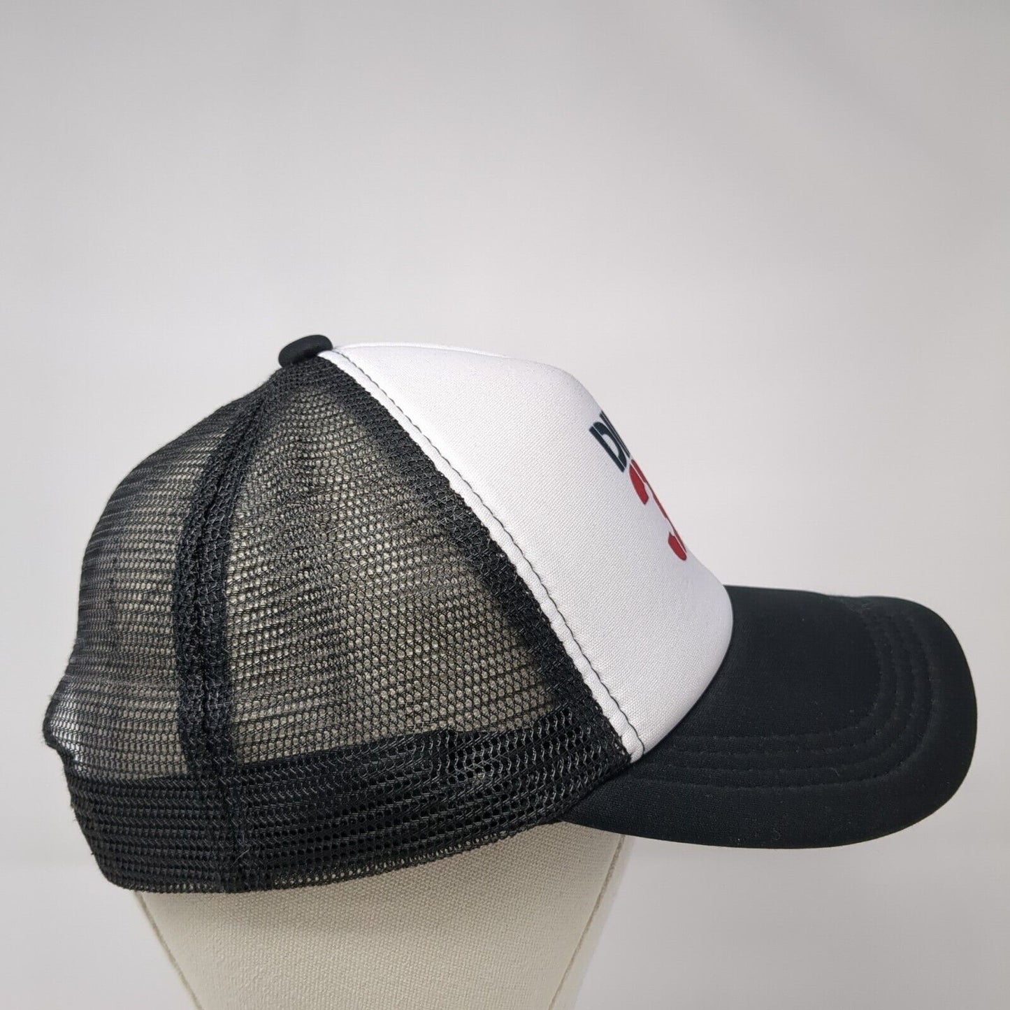 Dirty 30 Snapback Mesh Back Trucker Hat Black One Size Adjustable