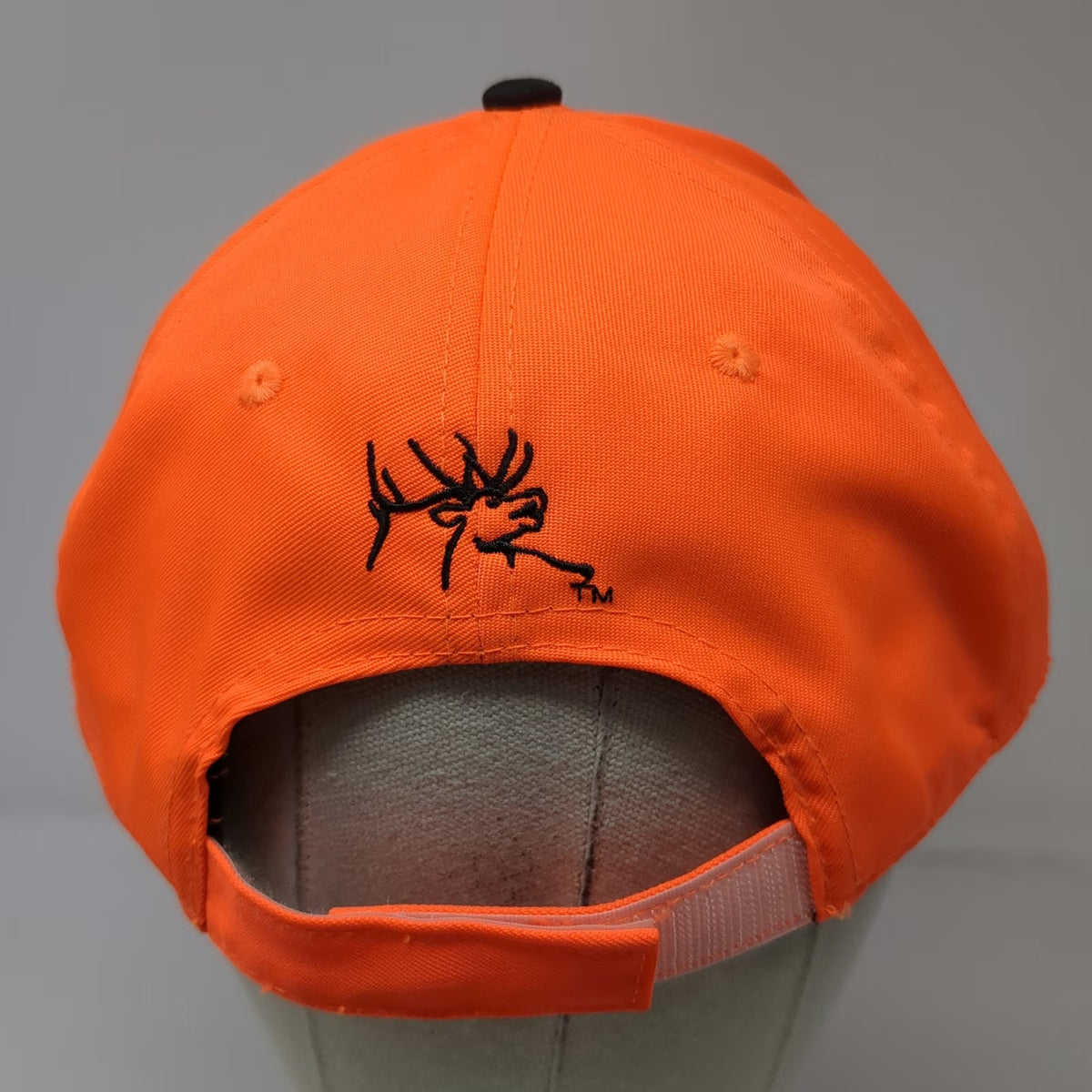 Rocky Mountain Elk Foundation Baseball Cap Orange One Size Strapback Logo Hat