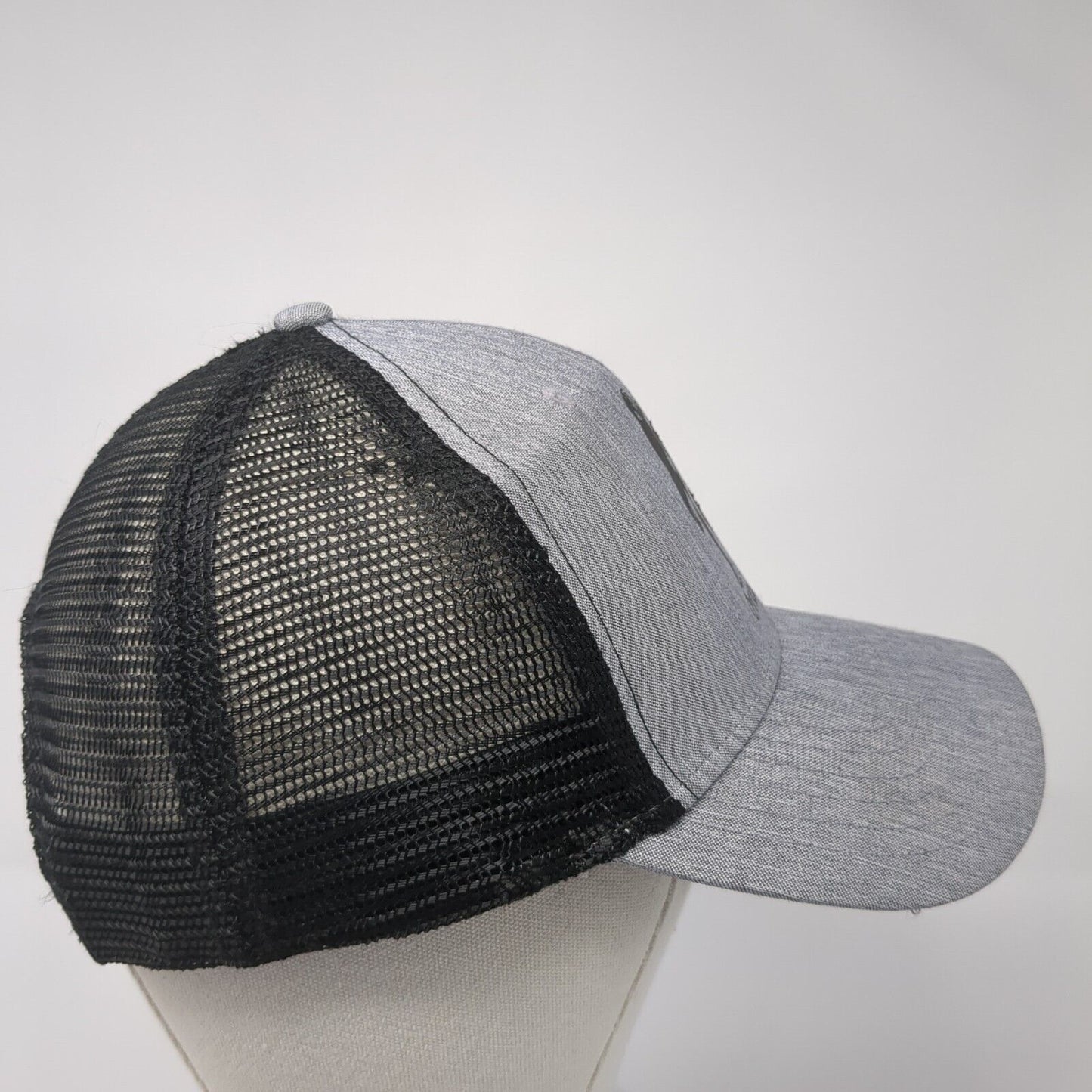 Oregon Snapback Trucker Hat Gray One Size Adjustable Mesh Back Big Accessories