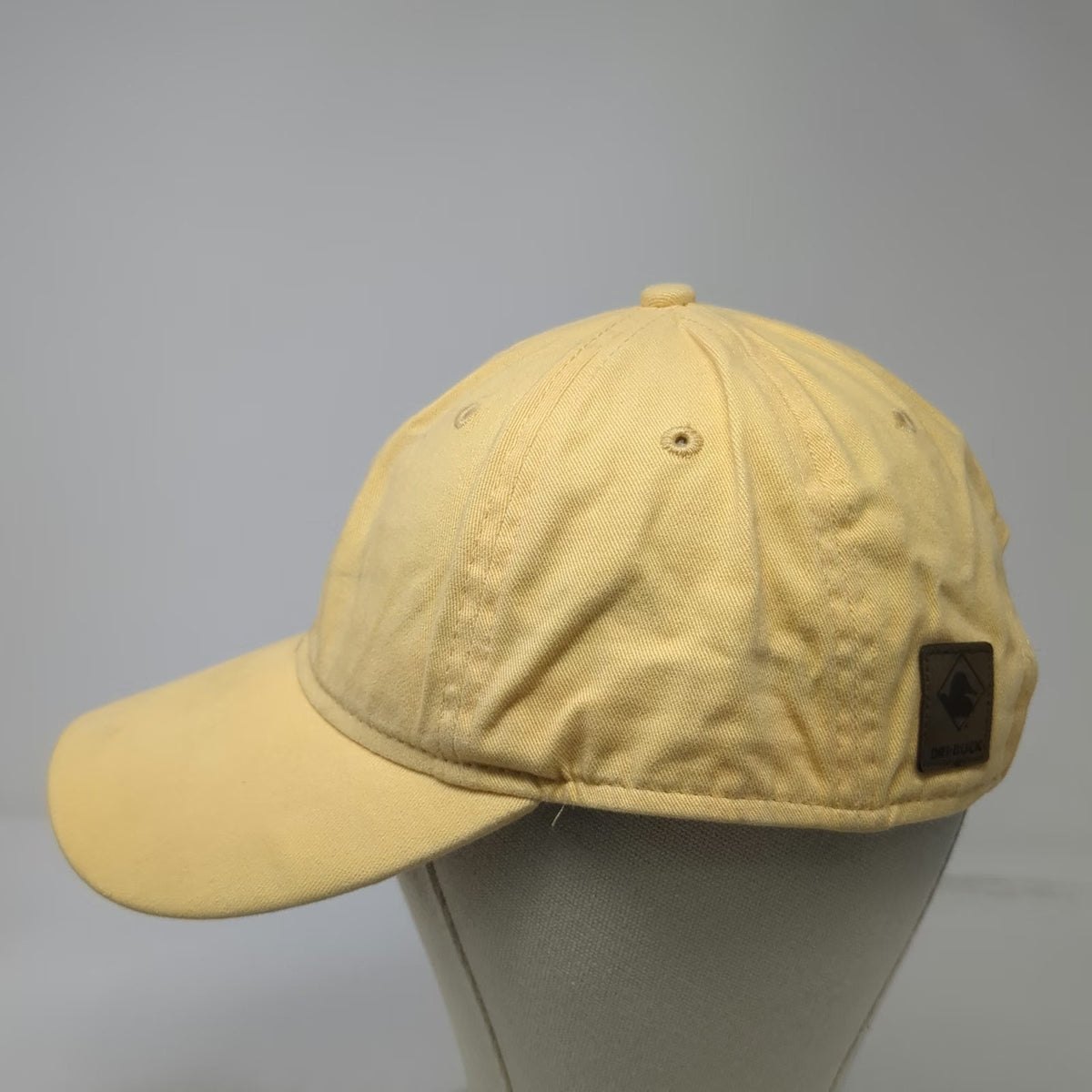 Dri Duck Baseball Cap Yellow One Size Running Horses Embroidery Cotton Hat