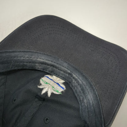 Imperial Baseball Cap Black One Size Waikoloa Hawaii Embroidered Strapback Hat