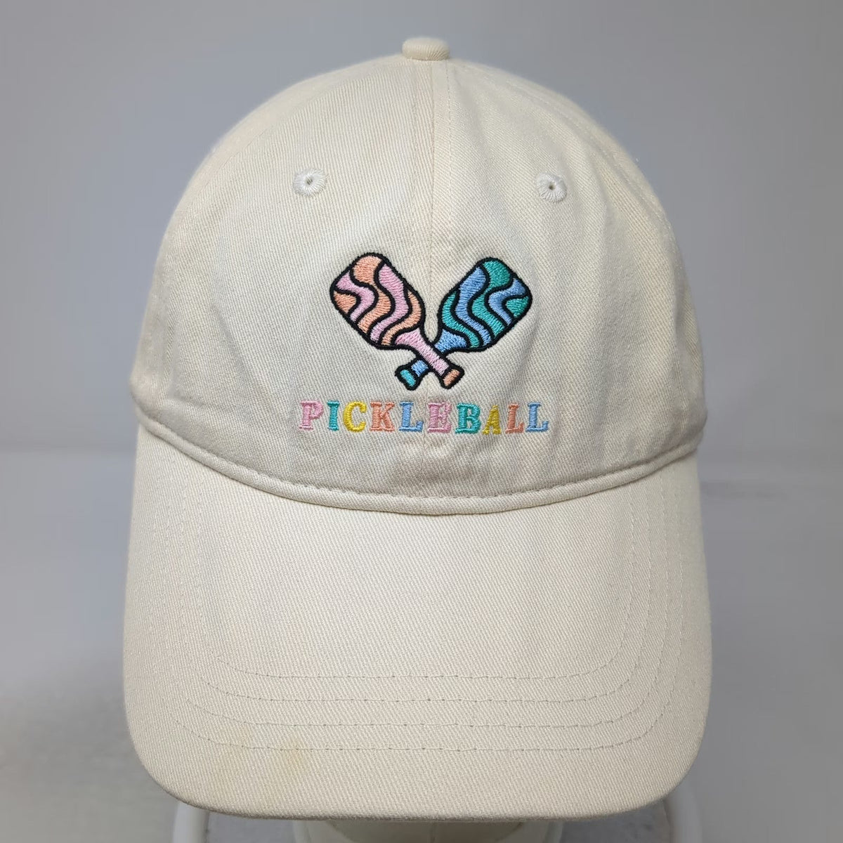 Frasier Sterling Baseball Cap Beige One Size Pickleball Sport Adjustable Hat