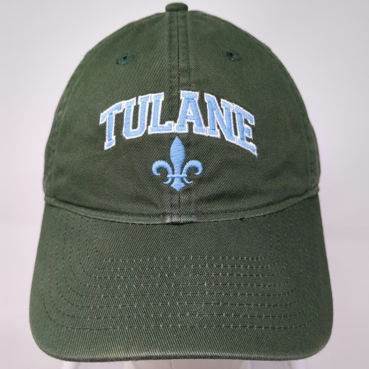 Legacy Baseball Cap Green One Size Tulane University Fleur-de-lis Slideback Hat