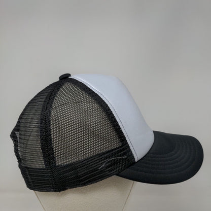 Brave Summit Snapback Mesh Back Trucker Hat Black OSFM Colorblock