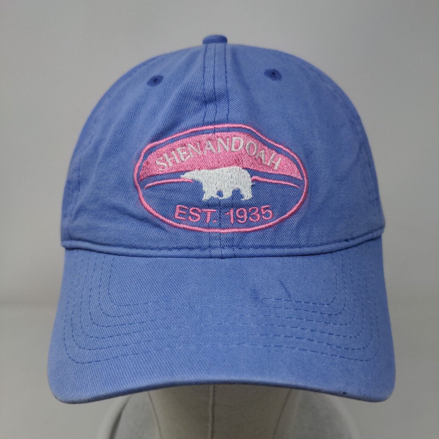 Shenandoah National Park Strapback Hat Blue One Size Adjustable Embroidered