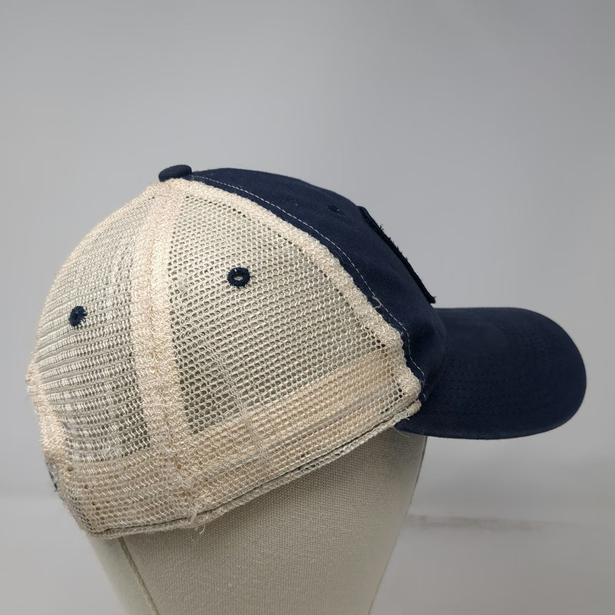 Chowdaheadz Trucker Hat Blue White Red One Size Snapback Mesh Fenway Patch